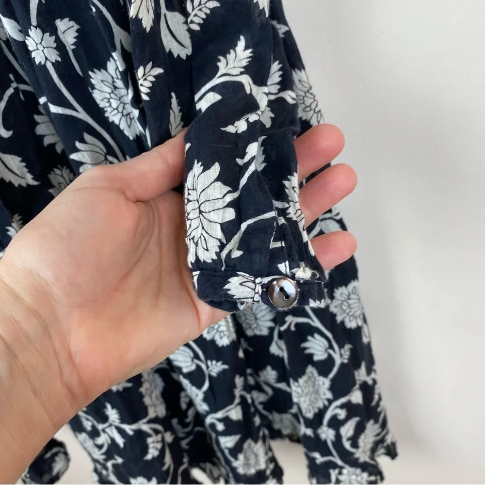 Banjanan Irma Floral Long Sleeve Smocked Dress - Picture 6 of 8